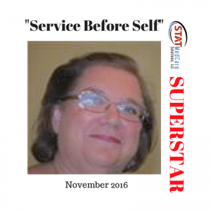 Anita Allen Nov 2016 300x300 | Personifying Service Before Self   Performer of the Month, November 2016, Anita Allen | STATMedCare Payor and Physician Enrollment and Credentialing